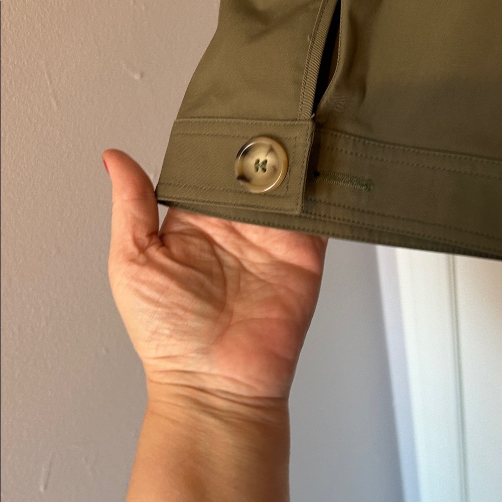 Circle of Trust - Cindy Jacket in Husk Green - M - Picture 7 of 9